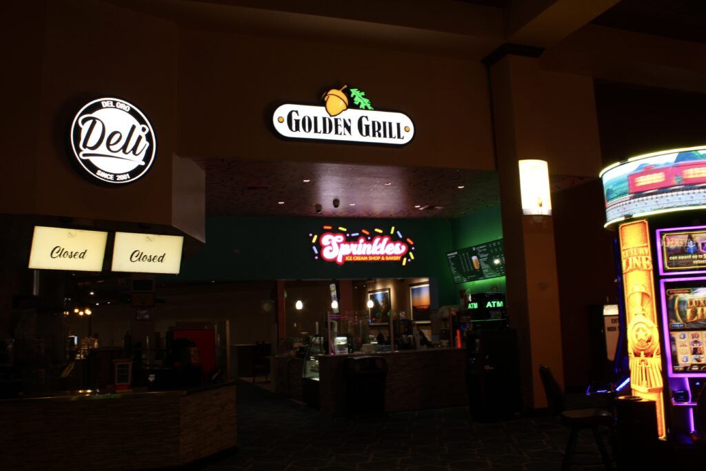 Golden Acorn Casino - Interior Signs by CNS Signs.
