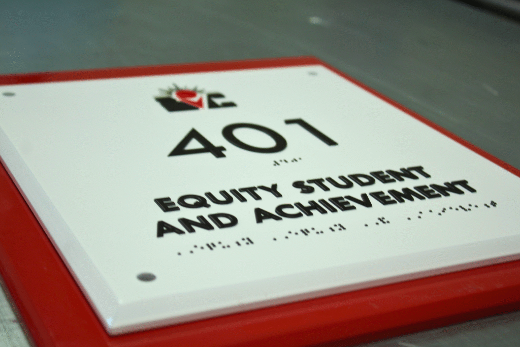 Sign with Braille - CNS Signs